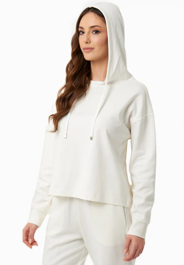 Women's Modal Blend Hoodie Off White
