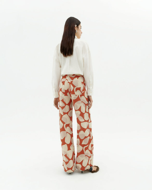 Manolita Pants Multicolor Leaf
