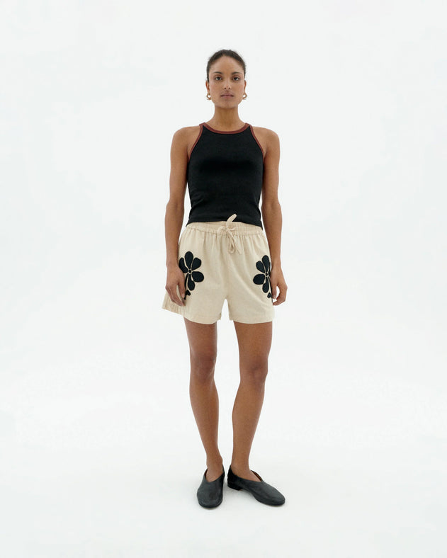 Geranio Shorts Marygold White