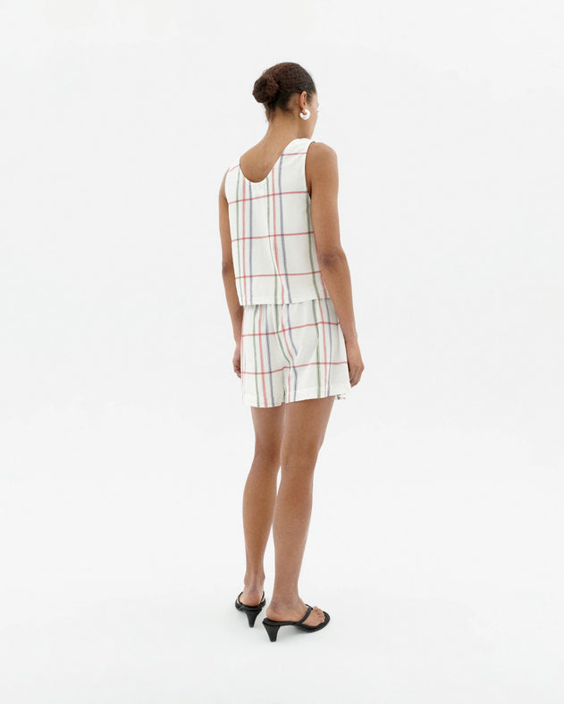 Geranio Shorts Multicolor Checkered