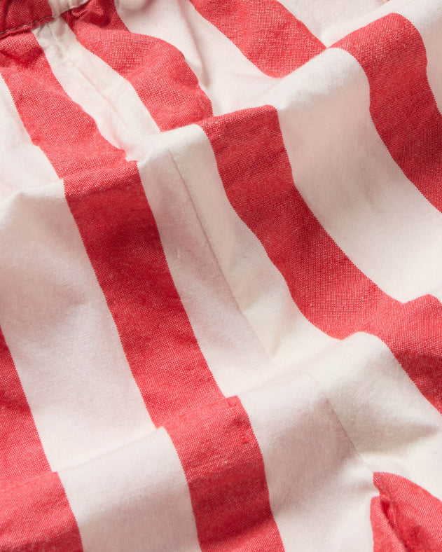 Geranio Shorts Red Stripes