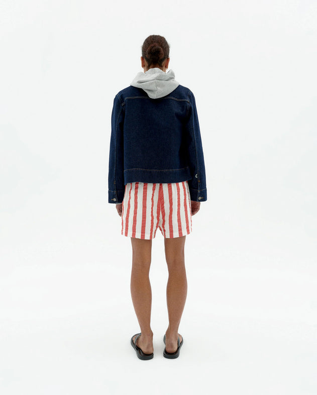 Geranio Shorts Red Stripes