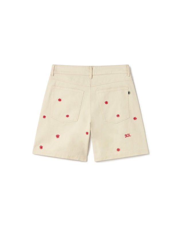 Luisa Shorts Sol White