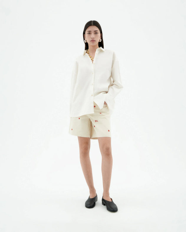 Luisa Shorts Sol White