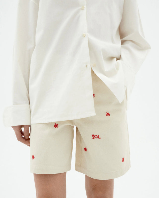 Luisa Shorts Sol White