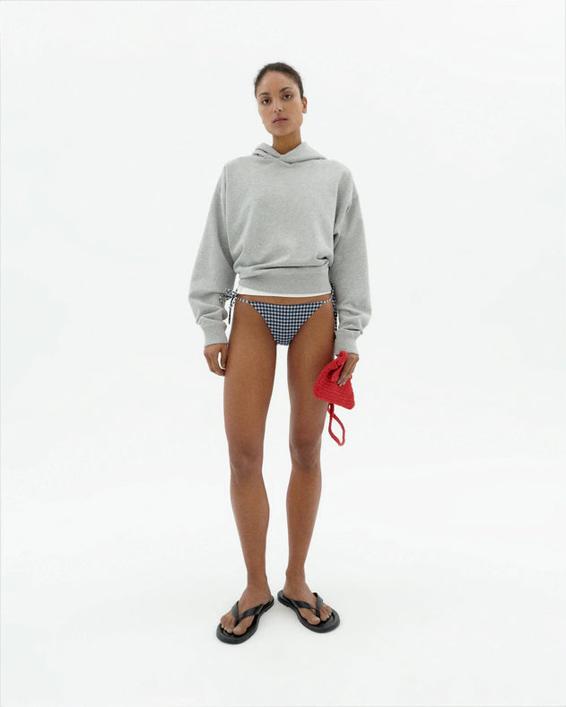 Palermo Bikini Bottom Navy Gingham