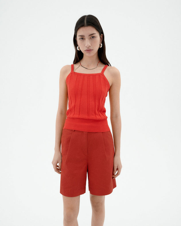 Nadine Top Fiery Red