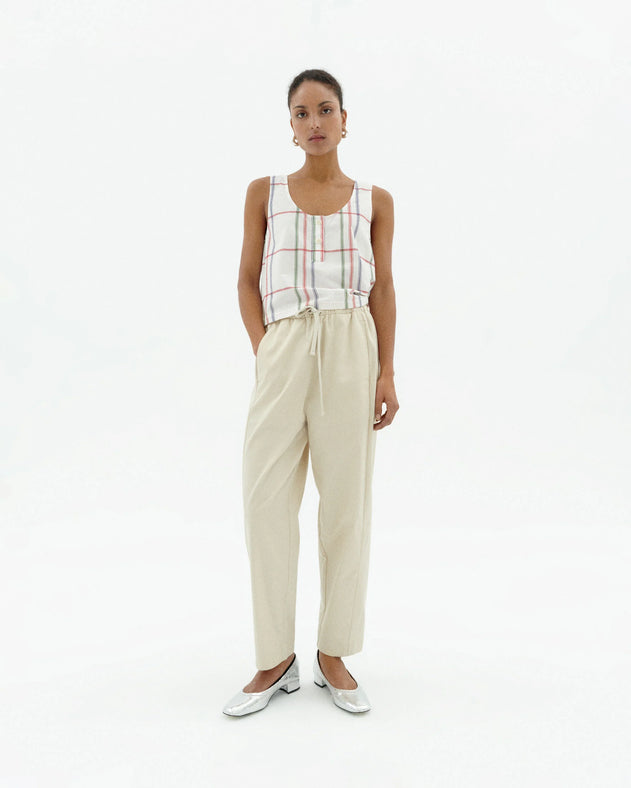 Justine Top Multicolor Checkered
