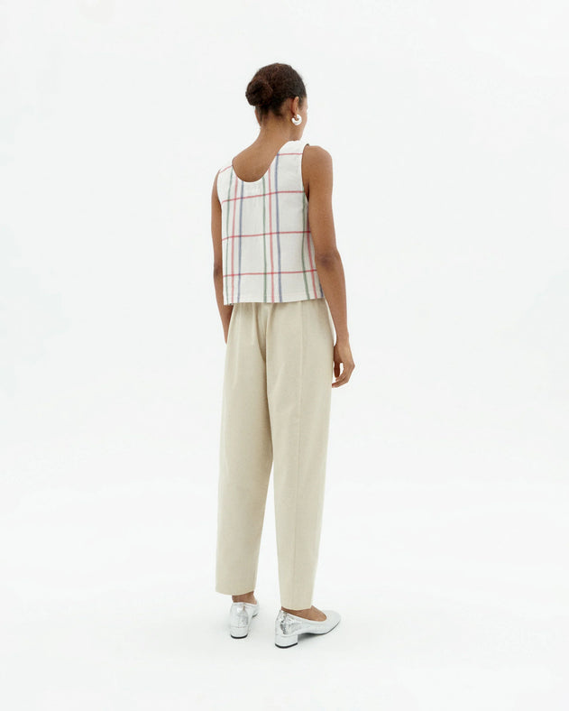 Justine Top Multicolor Checkered