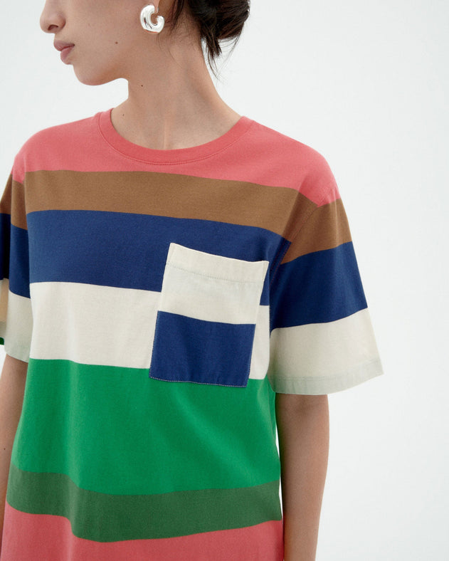 Lucia T-Shirt Multicolour Striped