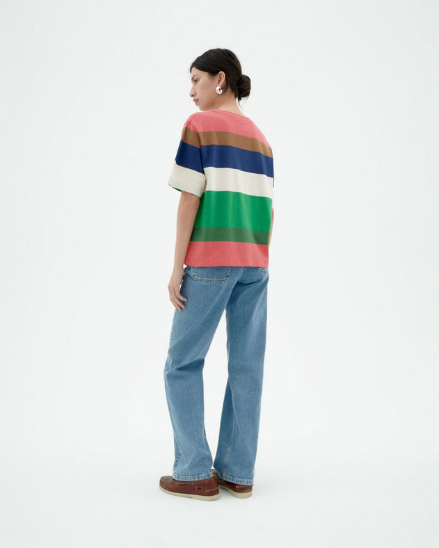 Lucia T-Shirt Multicolour Striped