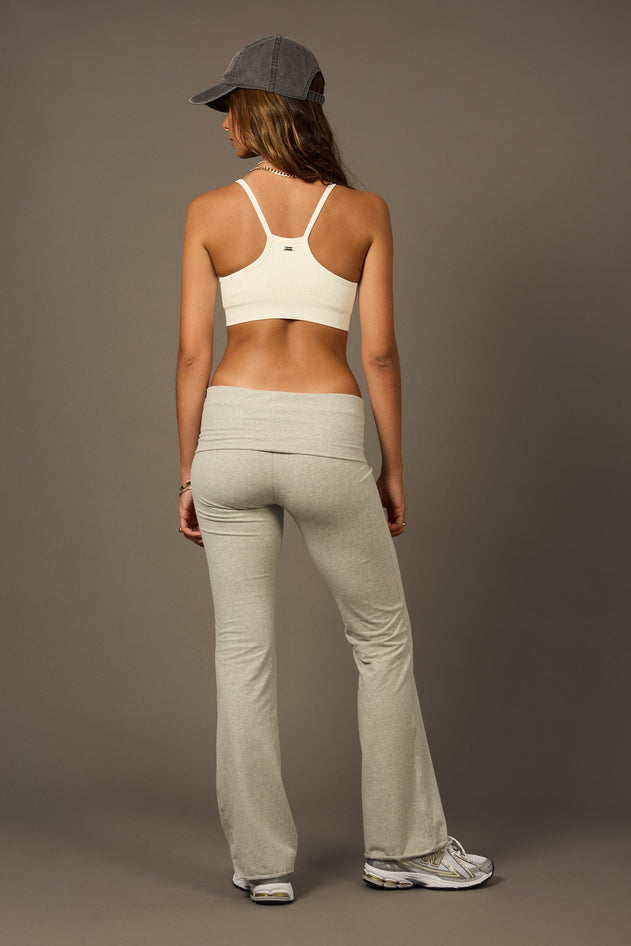 Wave Sports Bra Pearl White