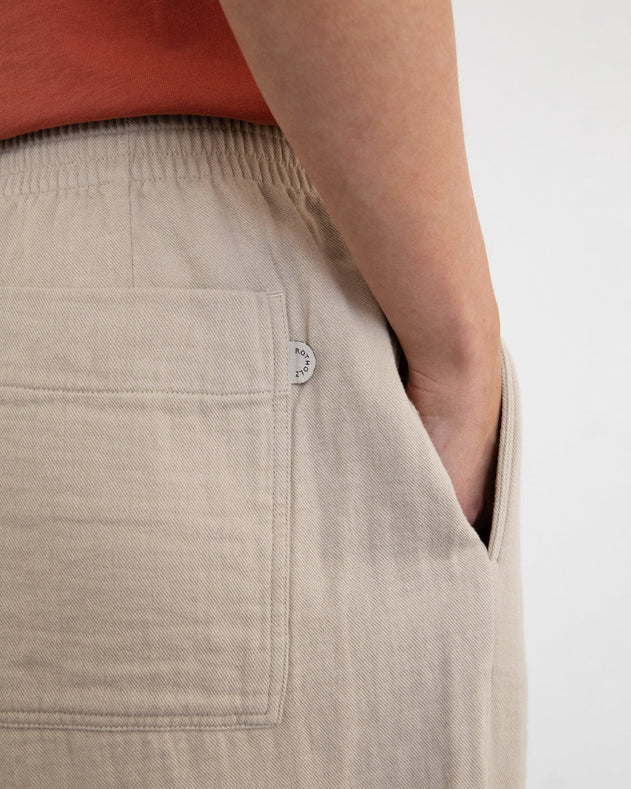 Wide Pants Washed Sand