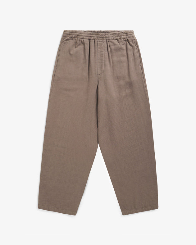 Wide Pants Washed Brown