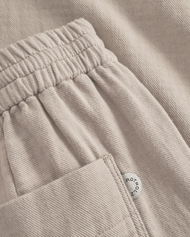 Wide Pants Washed Sand