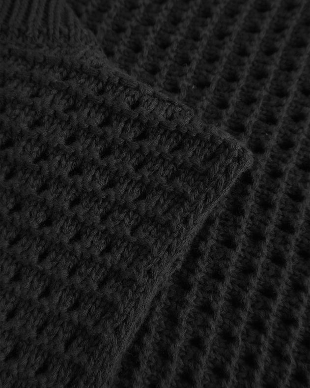 Knit Vest True Black