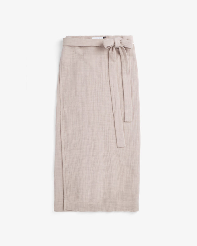 Wrap Skirt Washed Sand