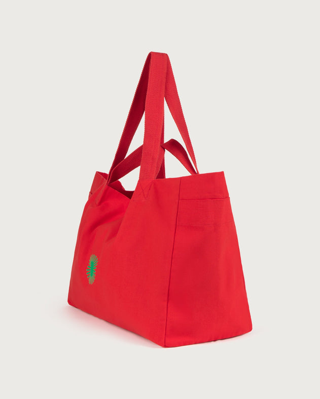 Mon Big Tote Bag Red