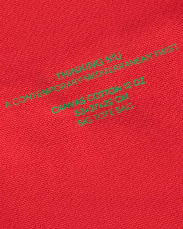 Mon Big Tote Bag Red