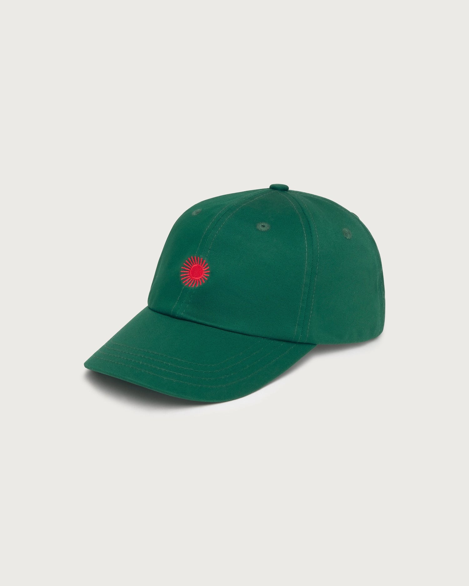 Cap Green Red Sun