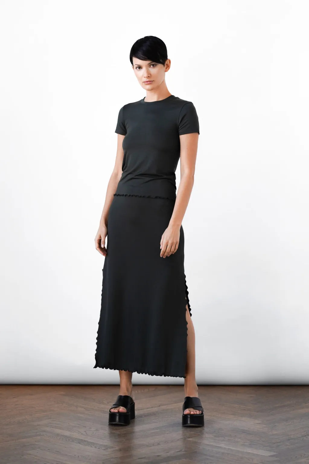 Balza Maxi Skirt Pine