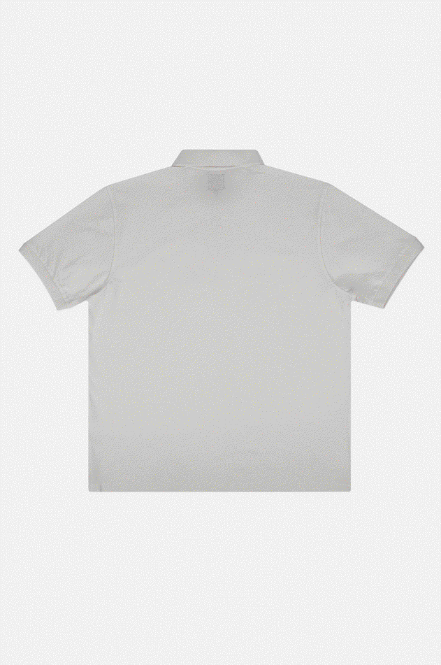 Alcalali Pigment Dyed Polo Shirt Almond Milk