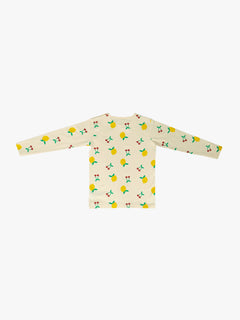 Sonny Kids' Long Sleeve T-Shirt Cherry And Lemons Yellow
