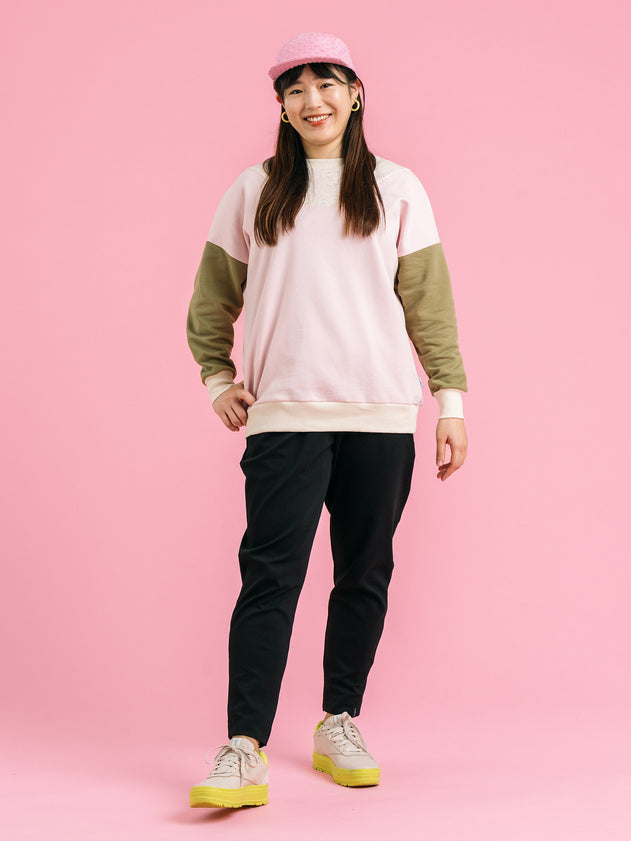 Orlando Sweater Pink/Green