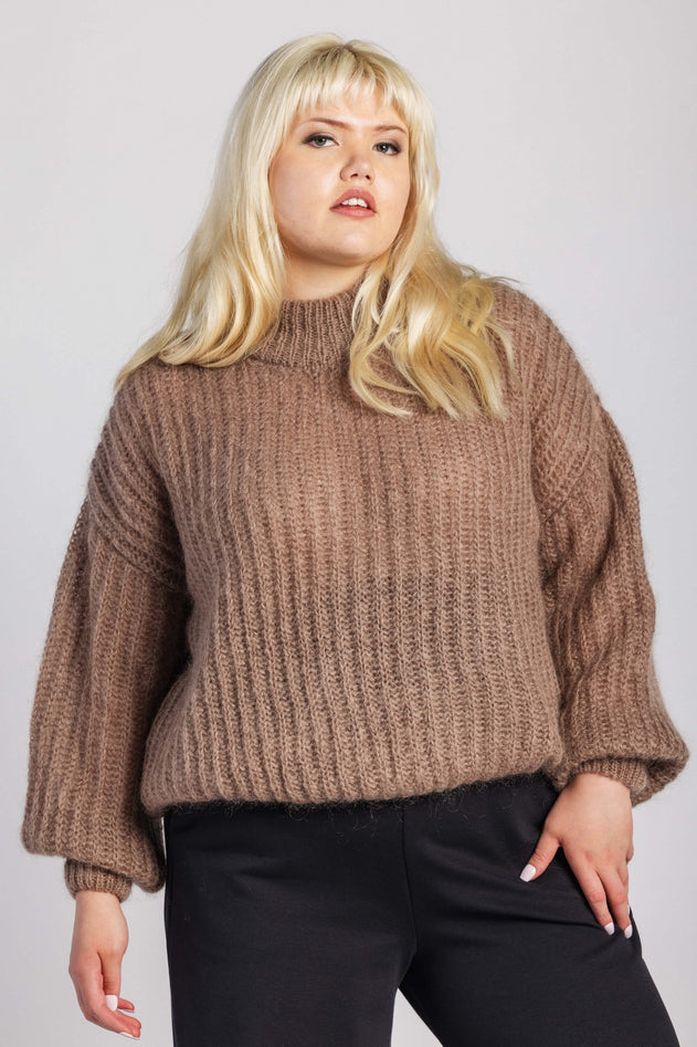 Robin Mohair Knit Smoky Taupe