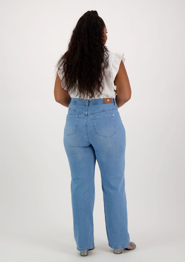 Anisa High Waist Jeans Blue