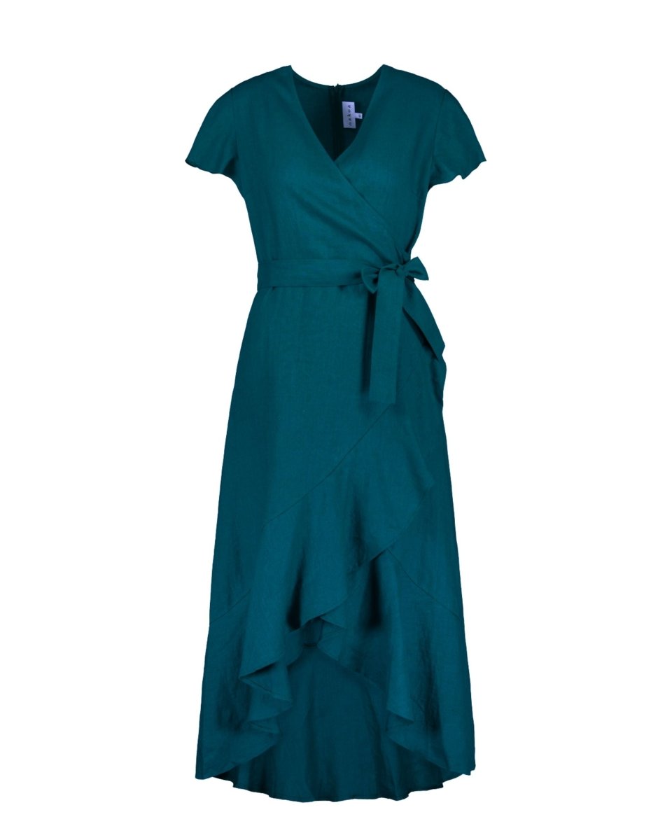 Annika Dress Crystal Teal - IVALO.COM