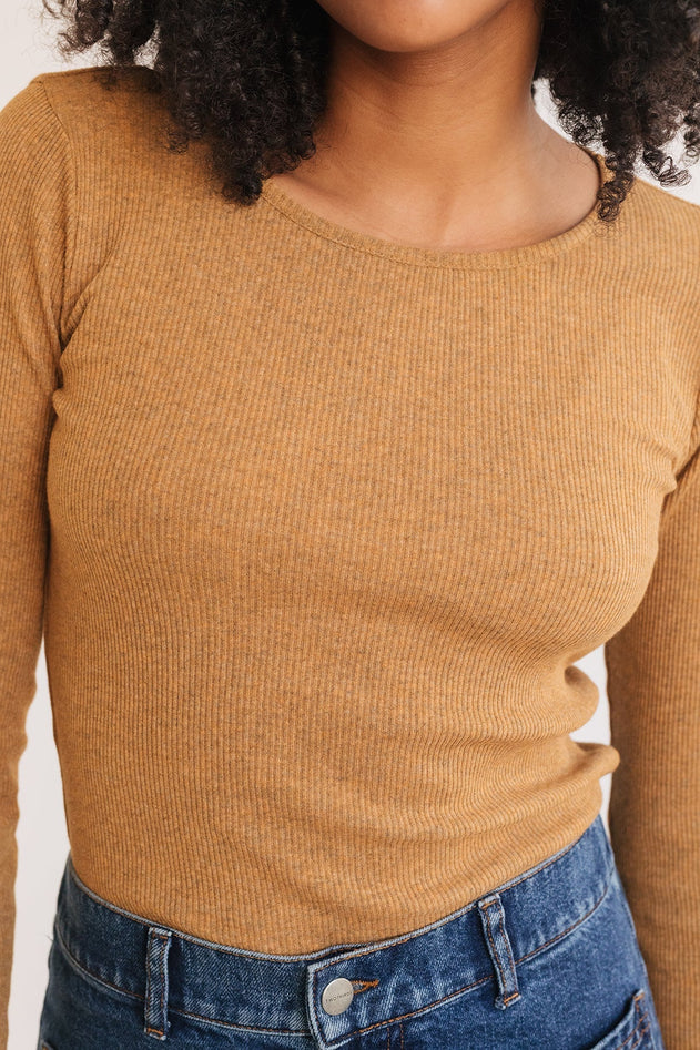 Arran Top Golden Brown