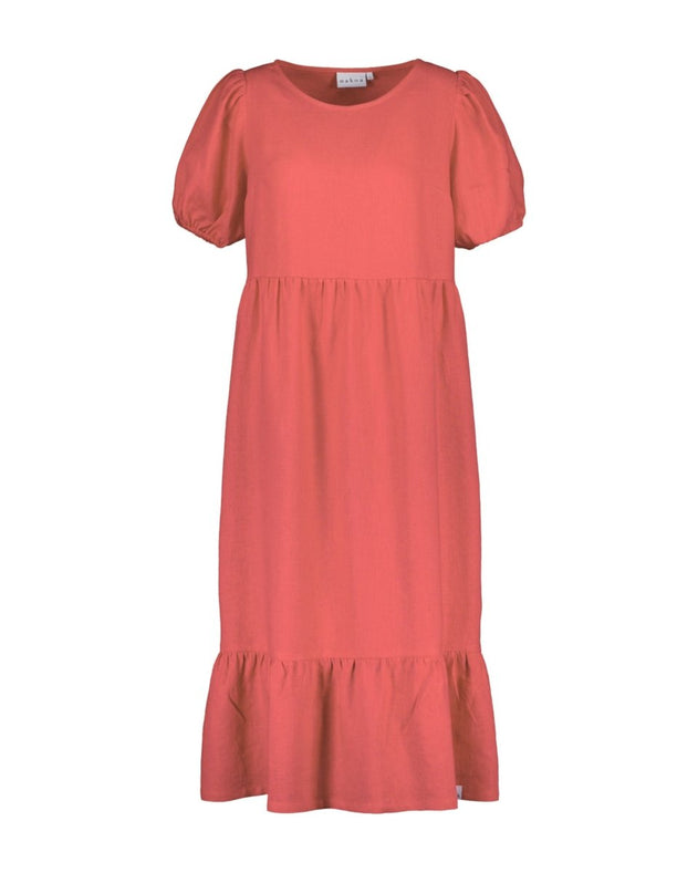 Astrid Dress Sunset Coral - IVALO.COM