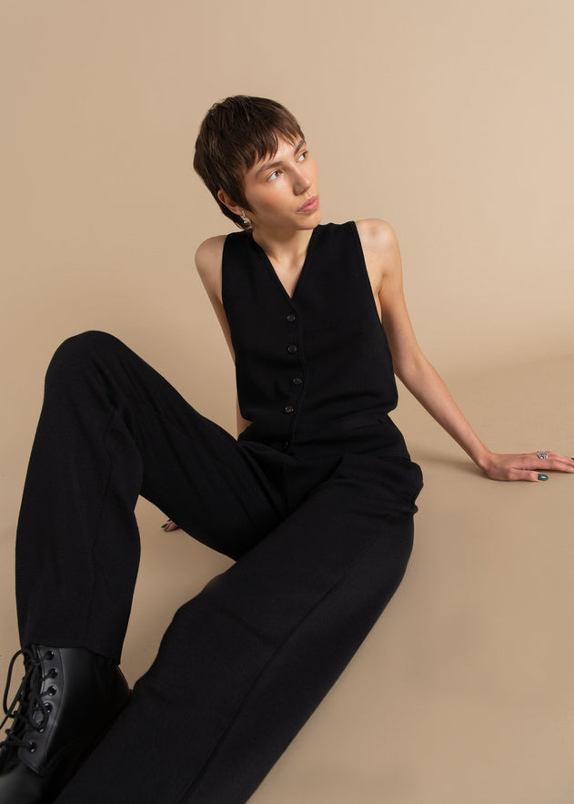 Ora, Forza & Galante Merino Co-ord Black
