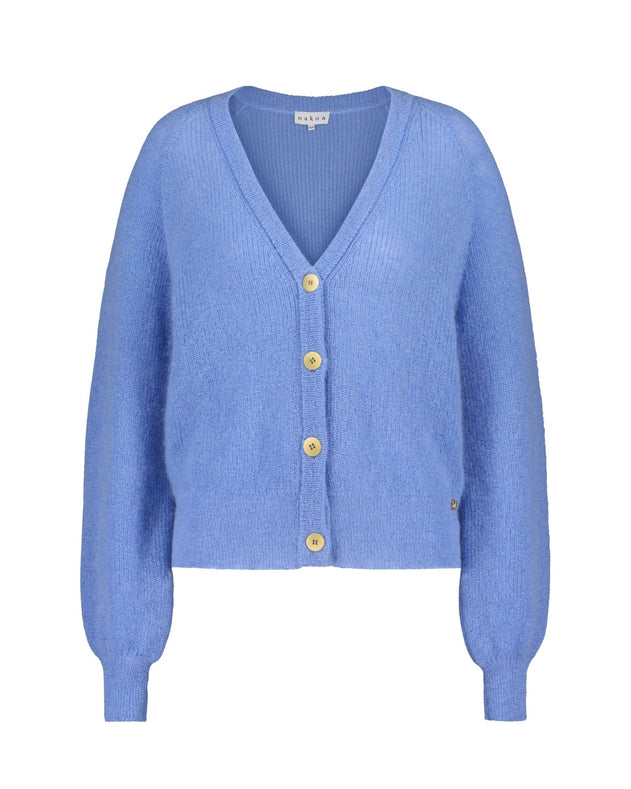 Elsie Mohair Cardigan Celestial Blue