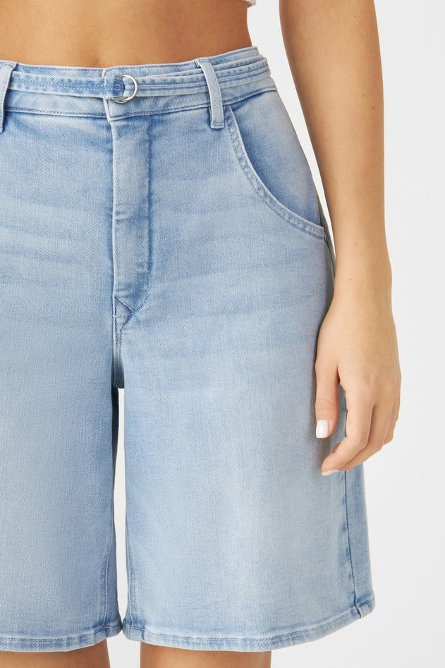 Blinky Soft Denim Shorts Light Blue