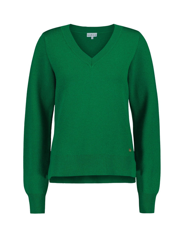 Kelly Merino Jumper Holly Green