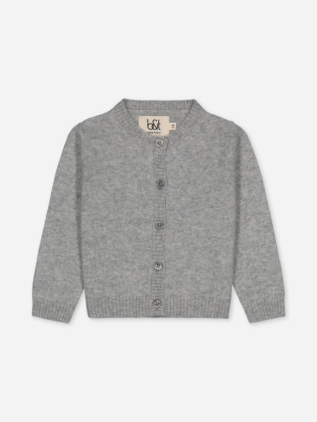 Baby's Cashmere Cardigan Grey