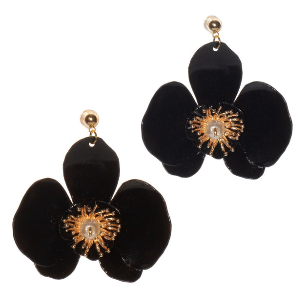 Butterfly Orchid Stud Earrings Barbie Pink
