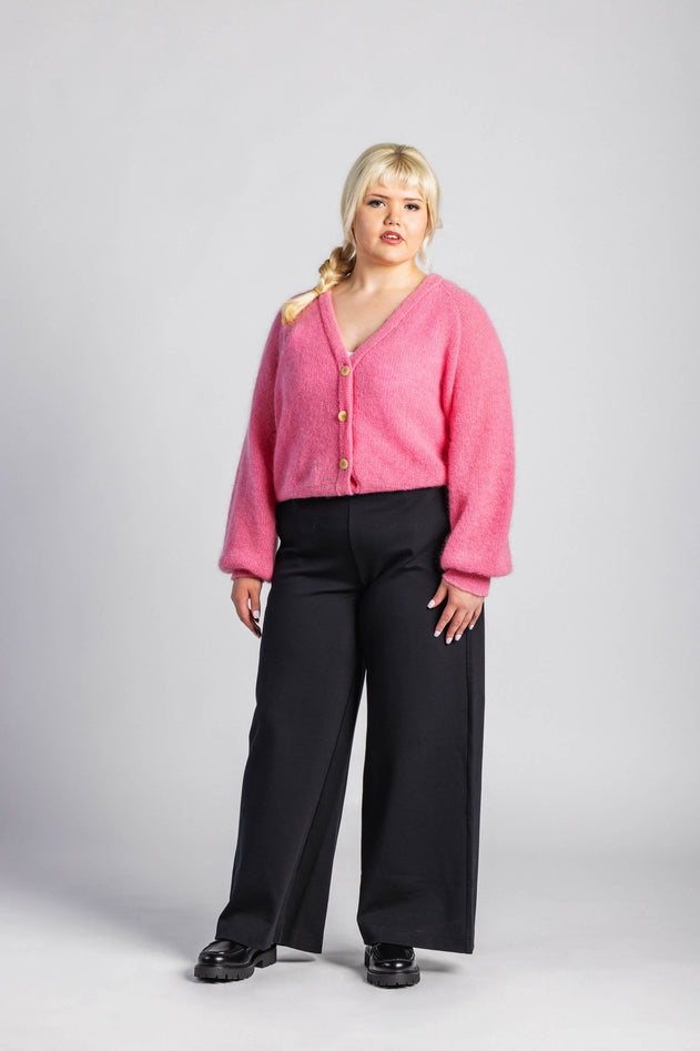 Elsie Mohair Cardigan Lollipop Pink