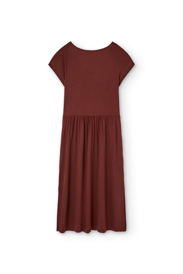 Hanna TENCEL™ Long Dress in Red