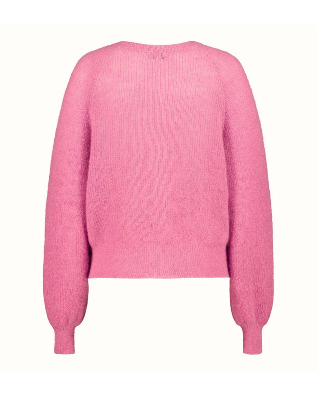 Elsie Mohair Cardigan Lollipop Pink