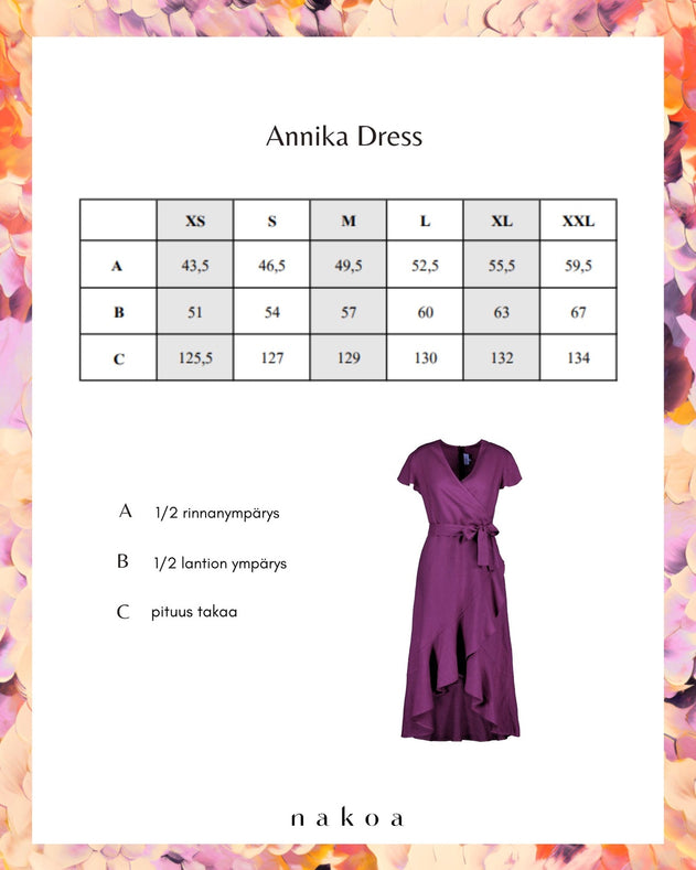Annika Dress Royal Violet