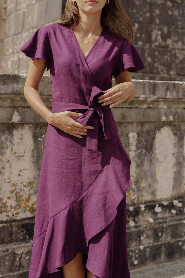 Annika Dress Royal Violet