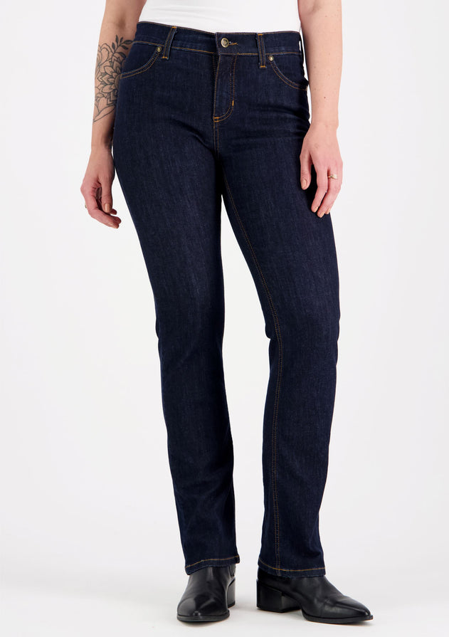 Carla Straight Fit Jeans Dark Blue