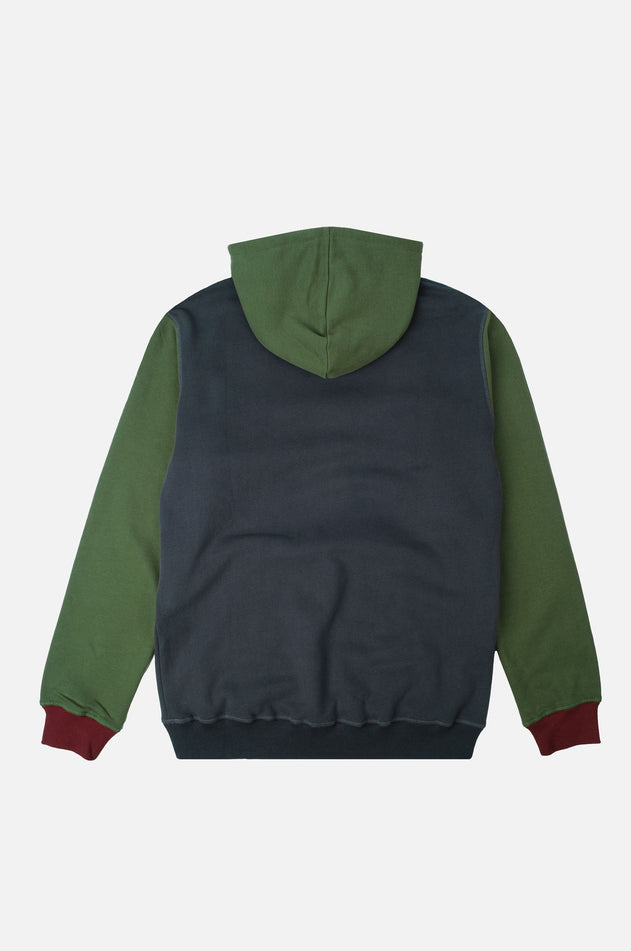 Color Block Hoodie Trendsplant Blue