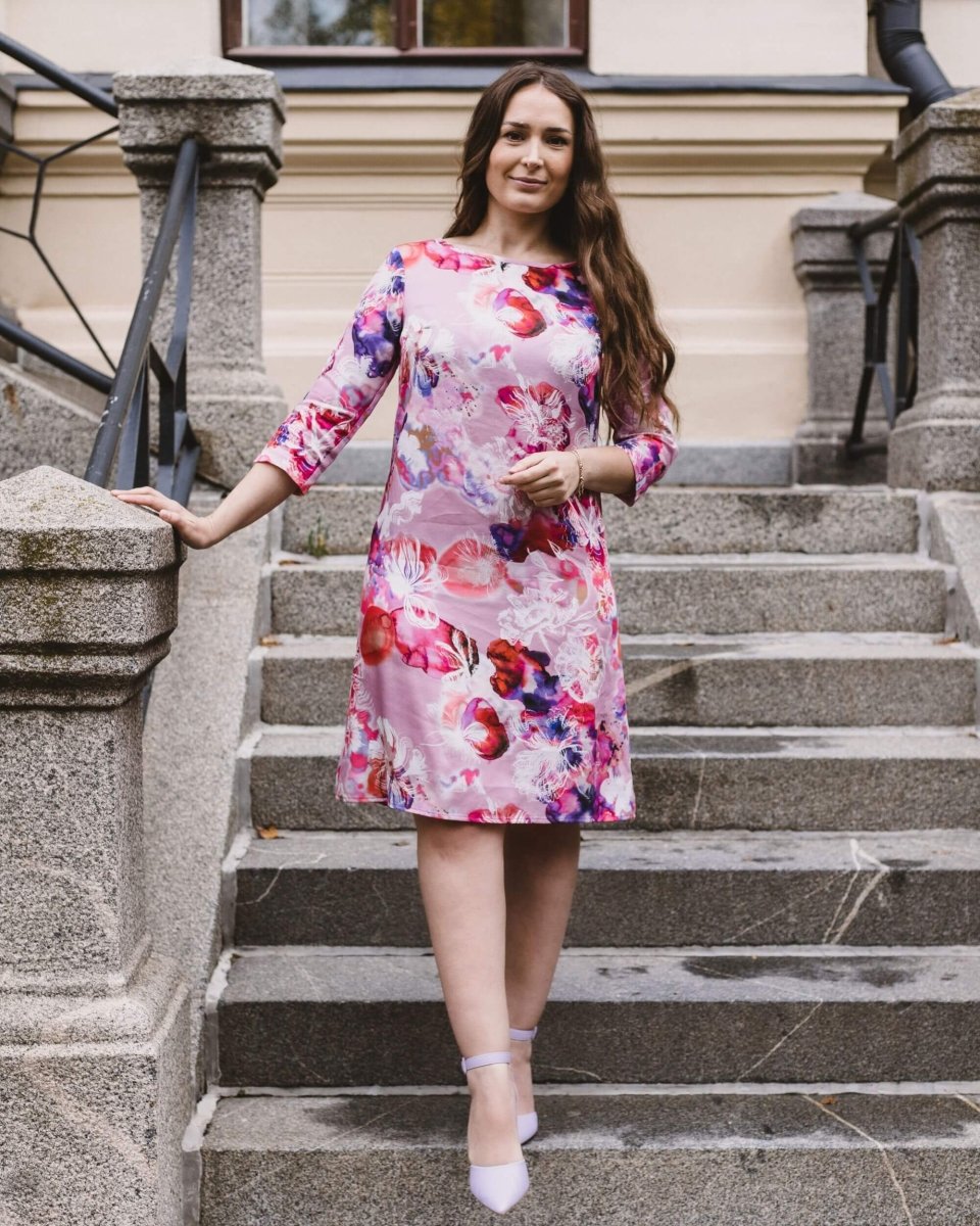Classic Dress Coral Reef Pink - IVALO.COM