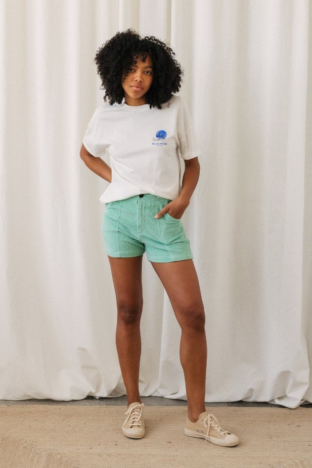 Cockatoo Shorts Mint Leaf - IVALO.COM