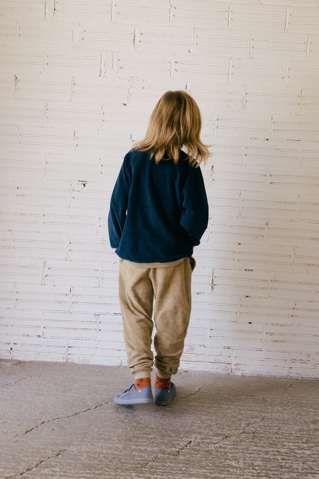 Kid's Galina Terry Pants Beige