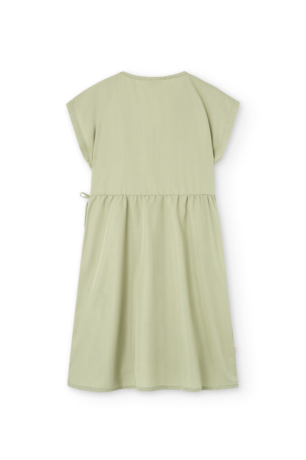 Hannia TENCEL™ Wrap Dress in Green